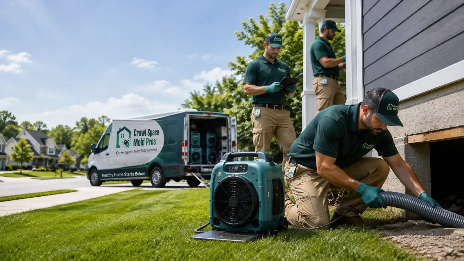 Crawl Space Mold Removal in Coggon, IA